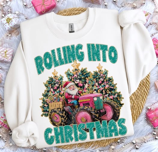 Rolling Into Christmas T-Shirt